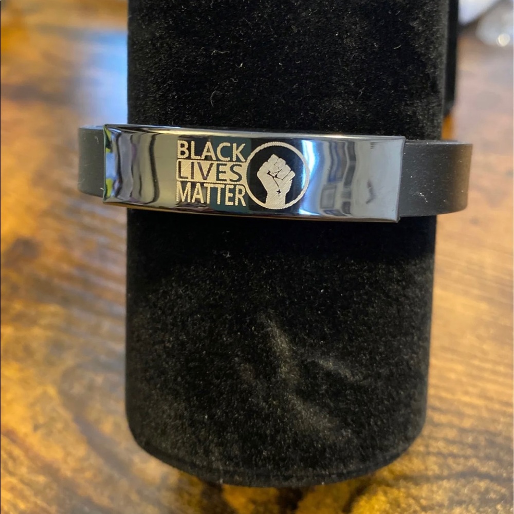 Black Lives Matter Silicone Bracelet